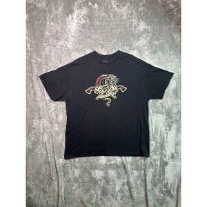Vtg FELON CLOTHING Stick 2 Your Gunz Short Sleeve Size XXL Black